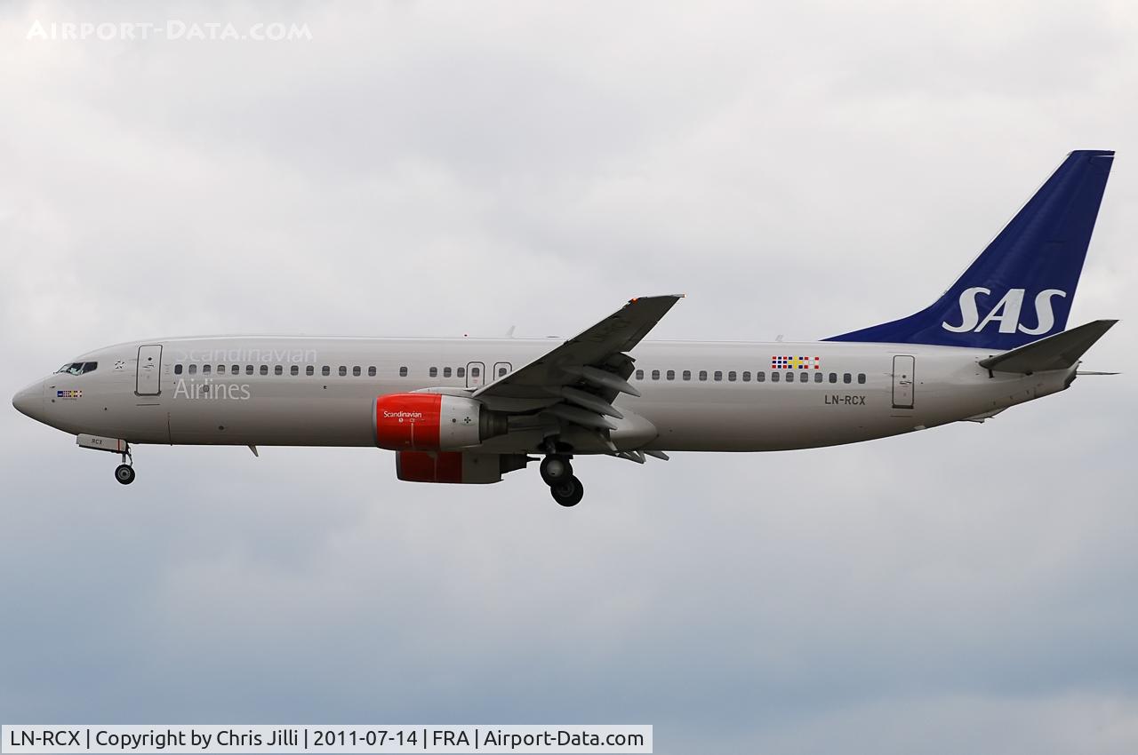 LN-RCX, 2000 Boeing 737-883 C/N 30196, Scandinavian Airlines