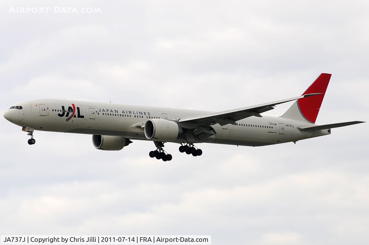 JA737J, 2007 Boeing 777-346/ER C/N 36126, Japan Airlines