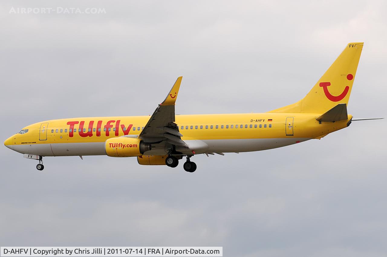 D-AHFV, 2000 Boeing 737-8K5 C/N 30415, TUIfly