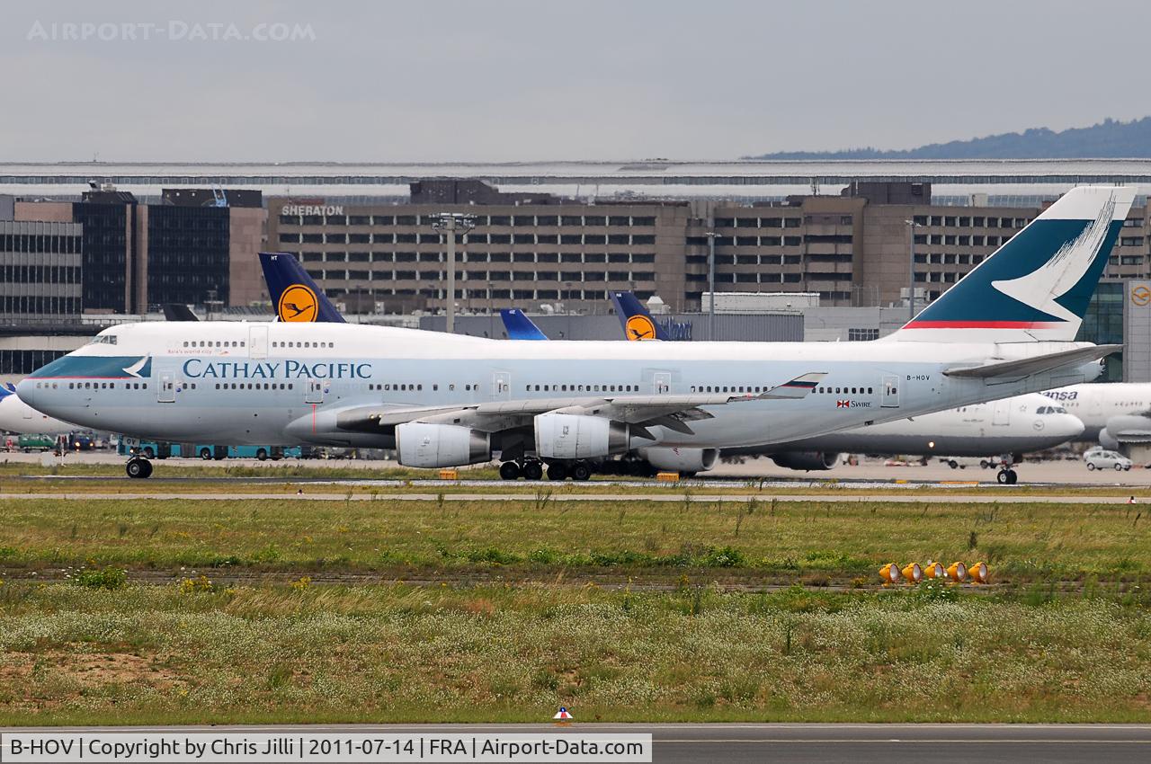 B-HOV, 1991 Boeing 747-467 C/N 25082, Cathay Pacific