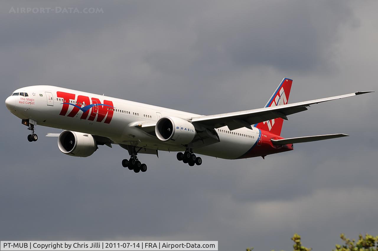 PT-MUB, 2008 Boeing 777-32W/ER C/N 37665, TAM Brazil