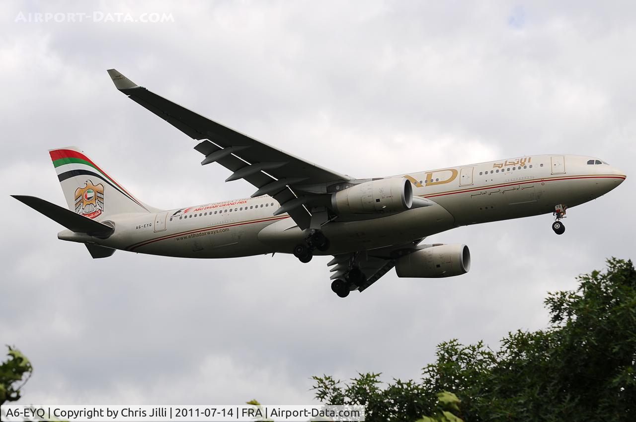 A6-EYQ, 2007 Airbus A330-243 C/N 868, Etihad