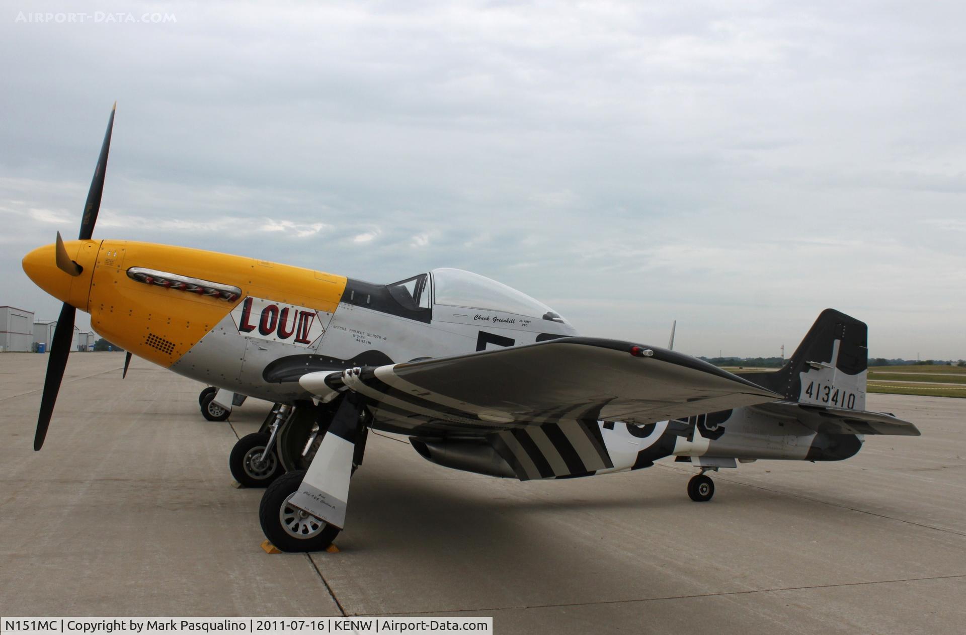 N151MC, 1968 North American F-51D Mustang Mustang C/N AF6722581, North American P-51D