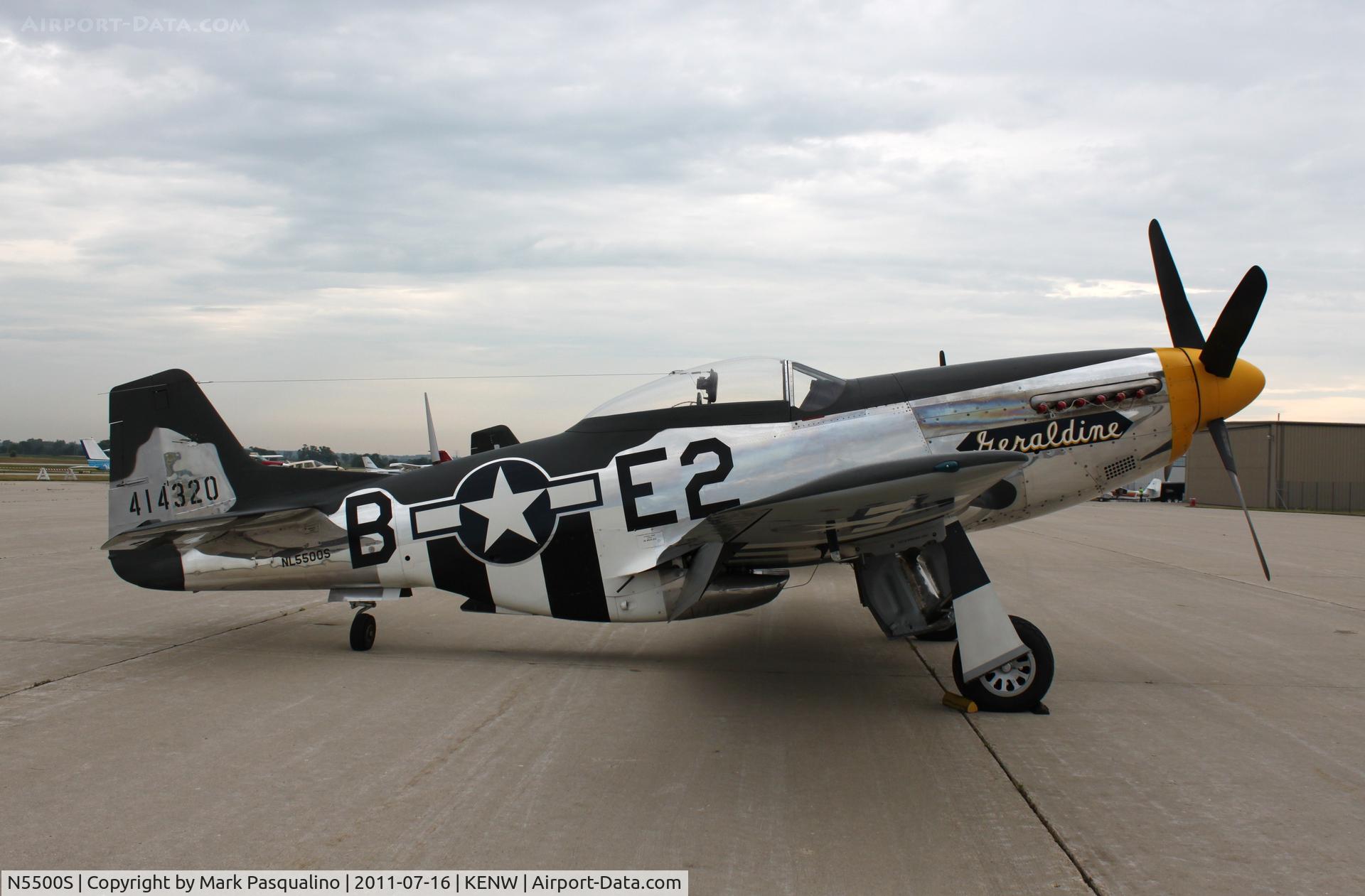 N5500S, 1944 North American F-51D Mustang C/N 44-63655, North American P-51D
