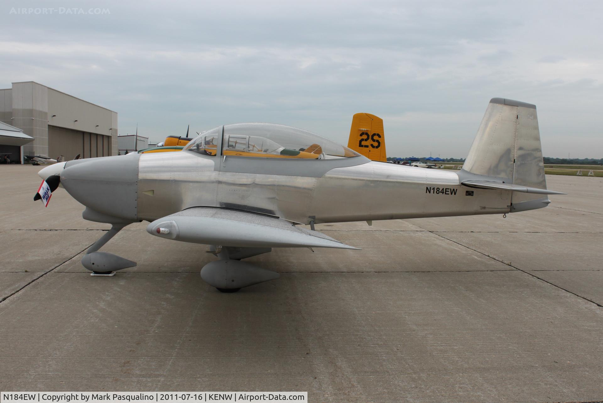 N184EW, Vans RV-8A C/N 82087, Vans RV-8A