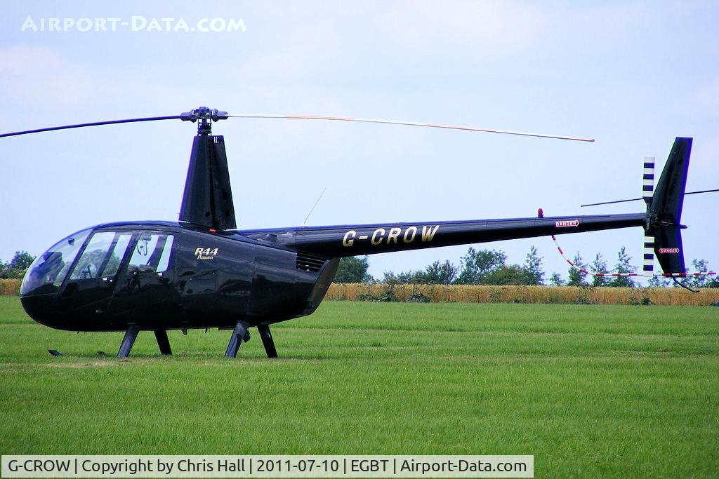 G-CROW, 2000 Robinson R44 Astro C/N 0754, being used for ferrying race fans to the British F1 Grand Prix at Silverstone