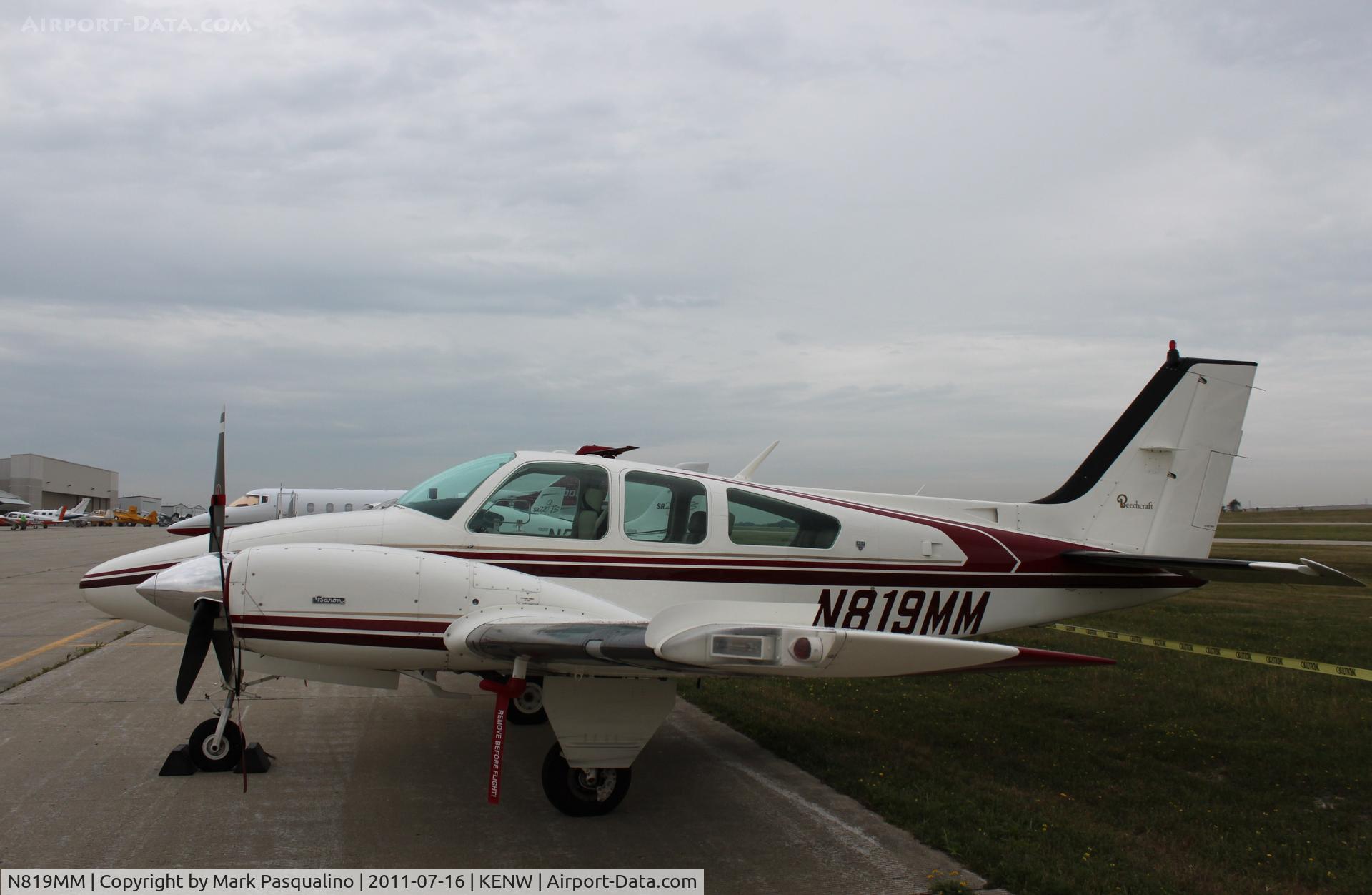 N819MM, 1981 Beech 95-B55 (T42A) Baron C/N TC-2401, Beech B55