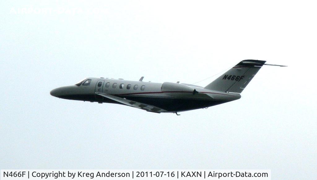 N466F, Cessna 525B C/N 525B0336, Cessna 525B CitationJet departing runway 13. Sorry for the poor quality.
