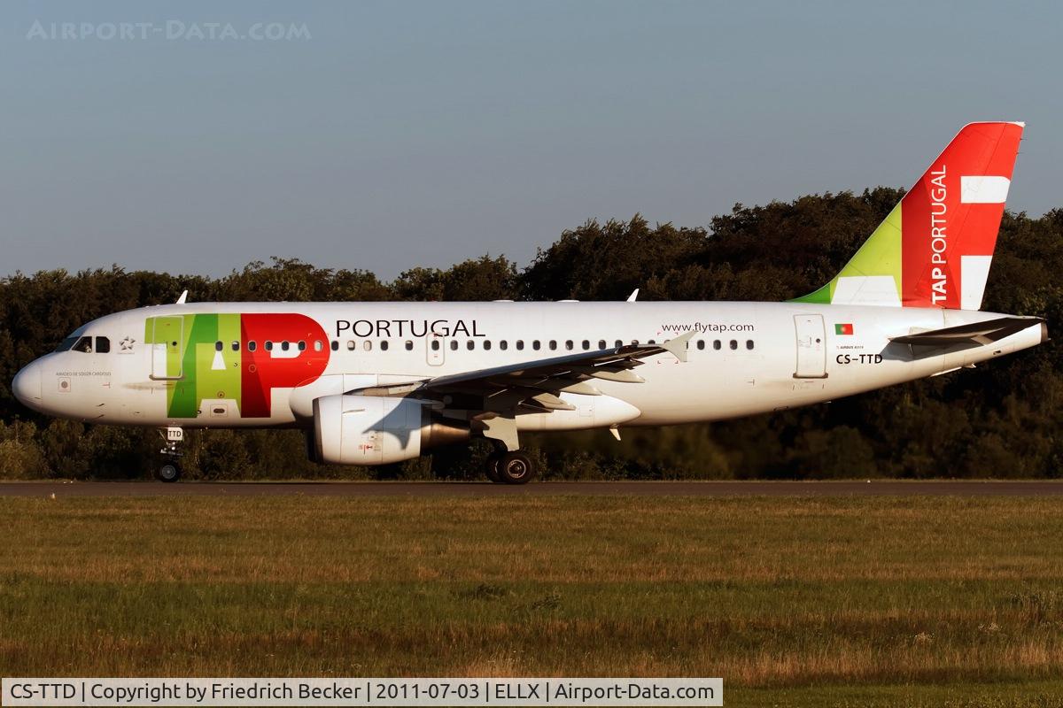CS-TTD, 1998 Airbus A319-111 C/N 790, departure via RW06
