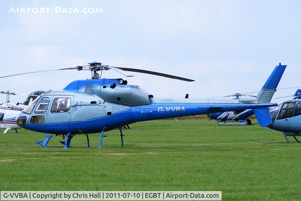 G-VVBA, 1991 Aerospatiale AS-355F-2 Ecureuil 2 C/N 5463, being used for ferrying race fans to the British F1 Grand Prix at Silverstone
