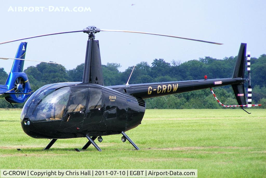 G-CROW, 2000 Robinson R44 Astro C/N 0754, being used for ferrying race fans to the British F1 Grand Prix at Silverstone