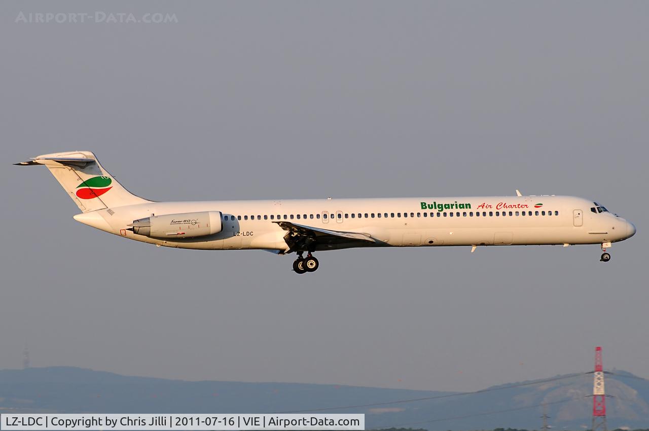 LZ-LDC, 1986 McDonnell Douglas MD-82 (DC-9-82) C/N 49217, Bulgarian Air Charter