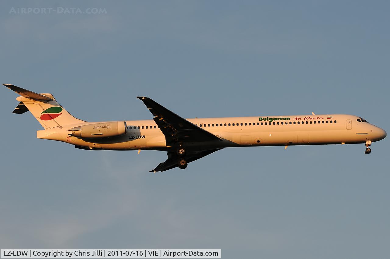 LZ-LDW, 1989 McDonnell Douglas MD-82 (DC-9-82) C/N 49795, Bulgarian Air Charter