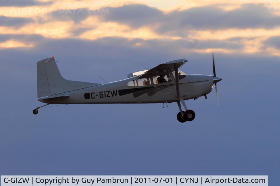 C-GIZW, 1979 Cessna 180K Skywagon C/N 18053075, Just before sundown