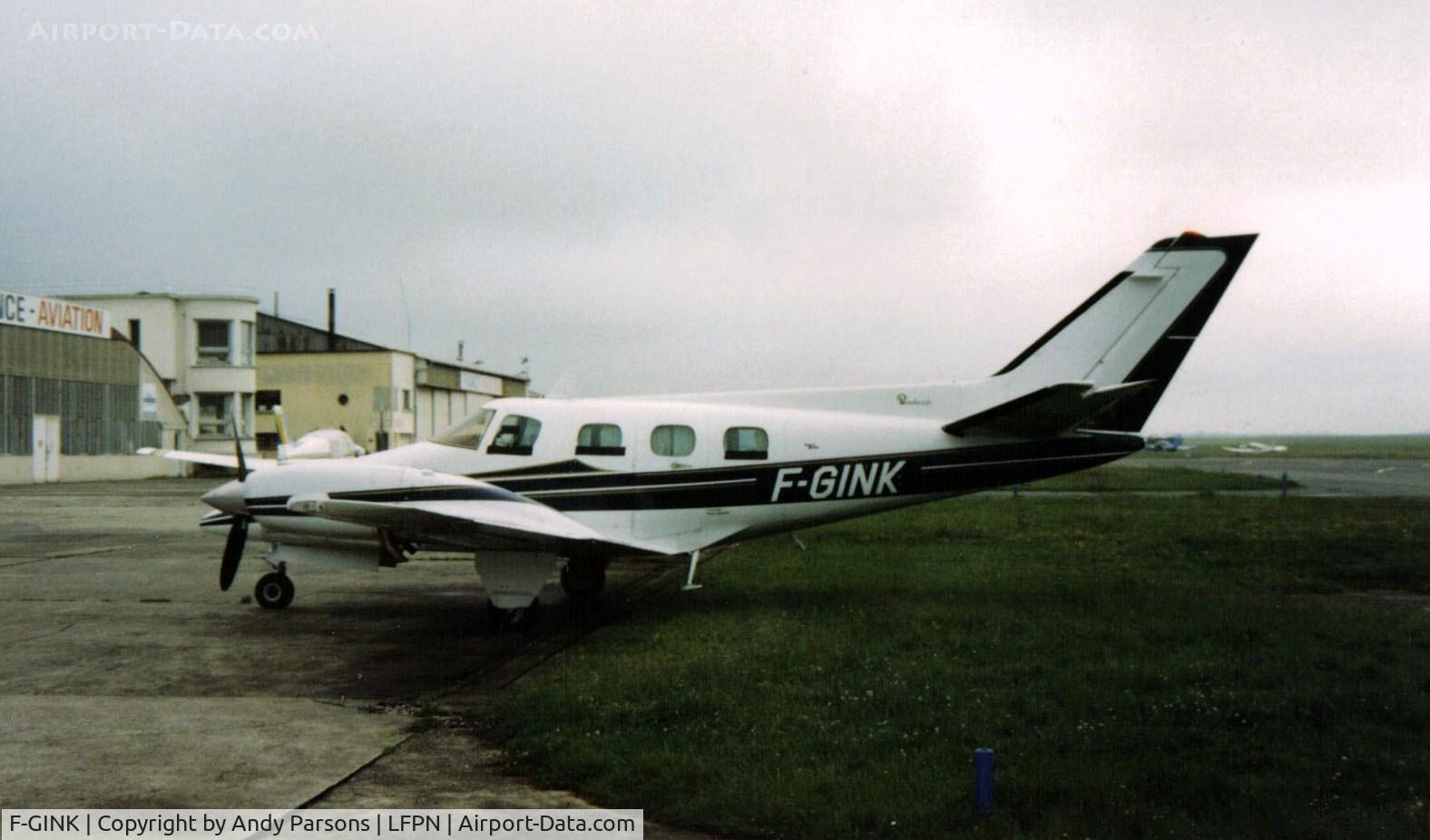 F-GINK, 1975 Beech B-60 Duke C/N P-354, Scanned print