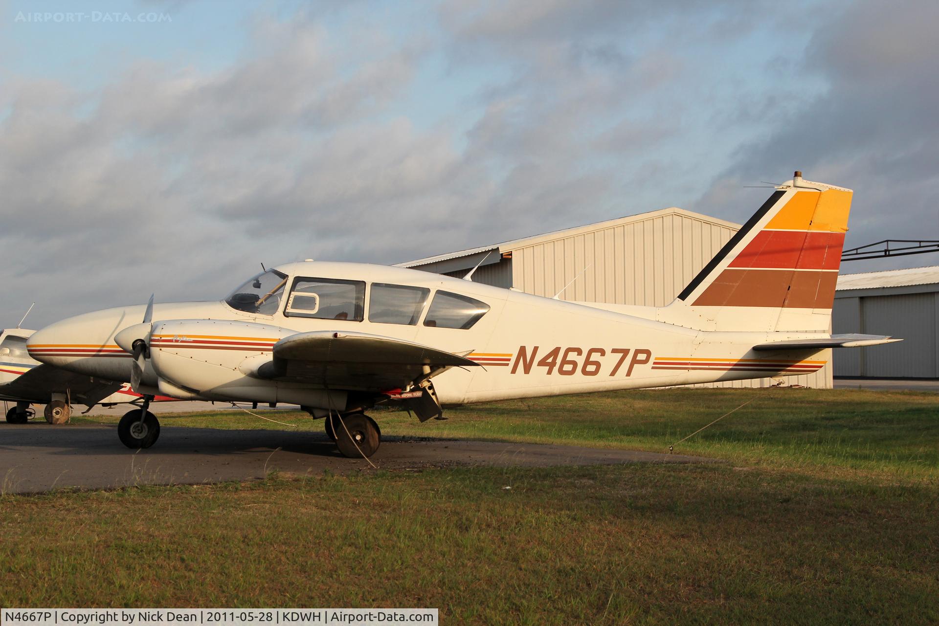 N4667P, 1960 Piper PA-23-250 C/N 27-190, KDWH/DWH