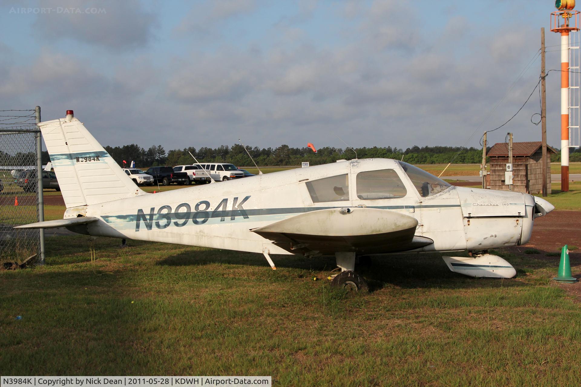 N3984K, 1967 Piper PA-28-140 C/N 28-23873, KDWH/DWH