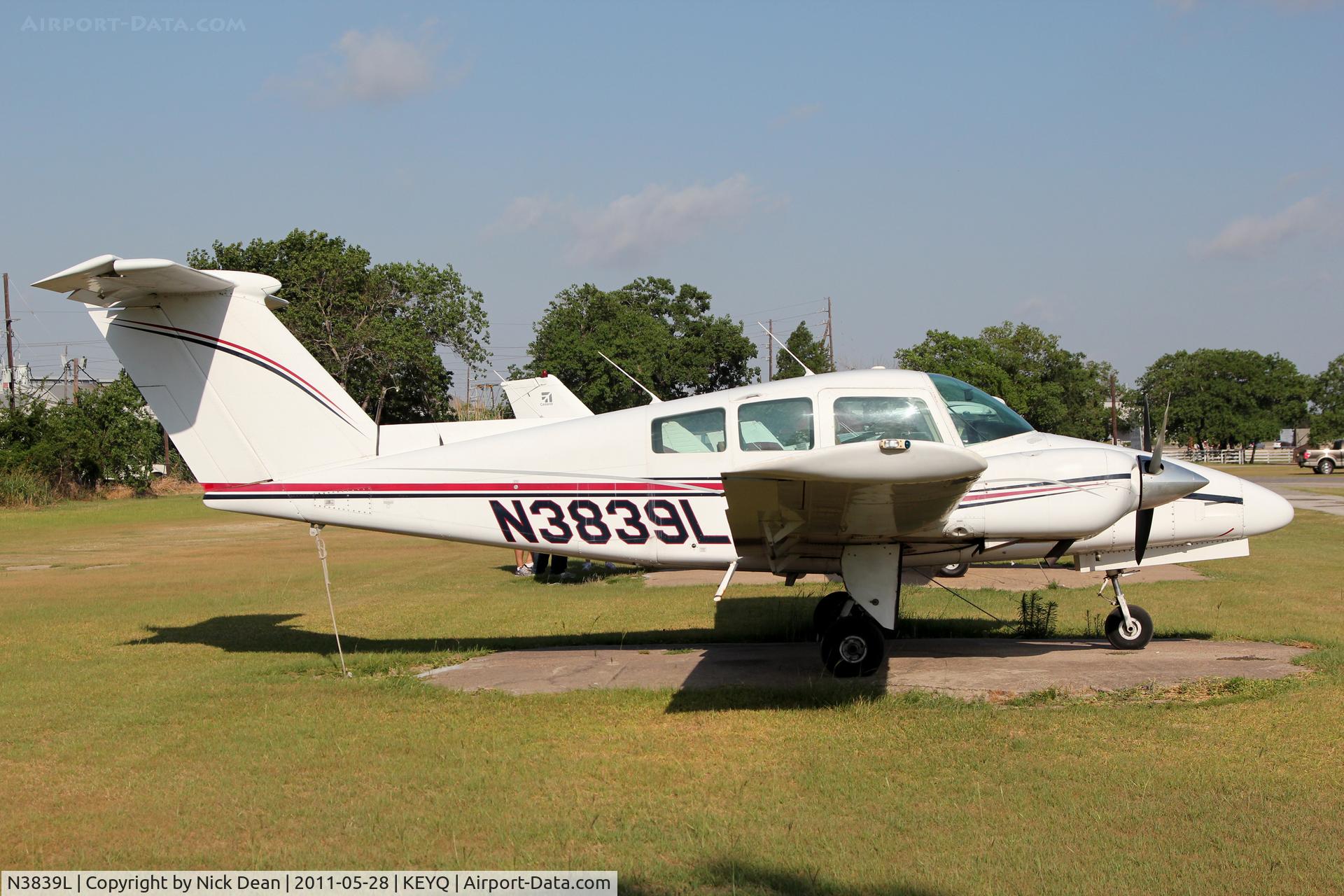 N3839L, 1981 Beech 76 Duchess C/N ME-397, KEYQ/EYQ