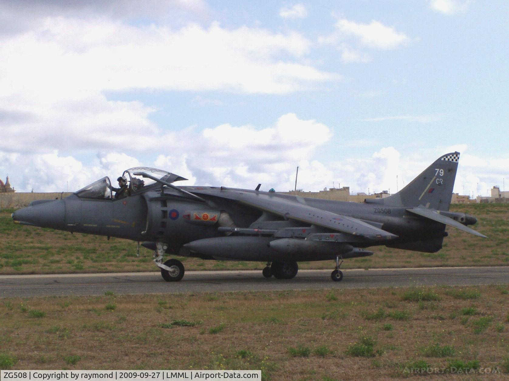 ZG508, 1991 British Aerospace Harrier GR.9 C/N P79, Harrier GR9 ZG508/79 4Sqd RAF