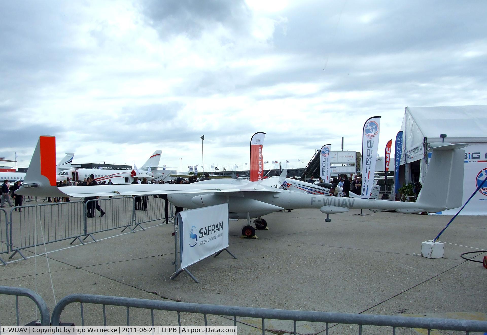 F-WUAV, 2009 Sagem S15 UAV Patroller V1 C/N 005, Sagem / Stemme S15 UAV Patroller V1 at the Aerosalon 2011, Paris