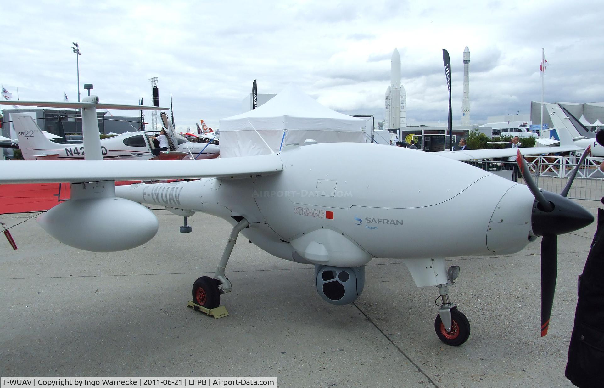 F-WUAV, 2009 Sagem S15 UAV Patroller V1 C/N 005, Sagem / Stemme S15 UAV Patroller V1 at the Aerosalon 2011, Paris