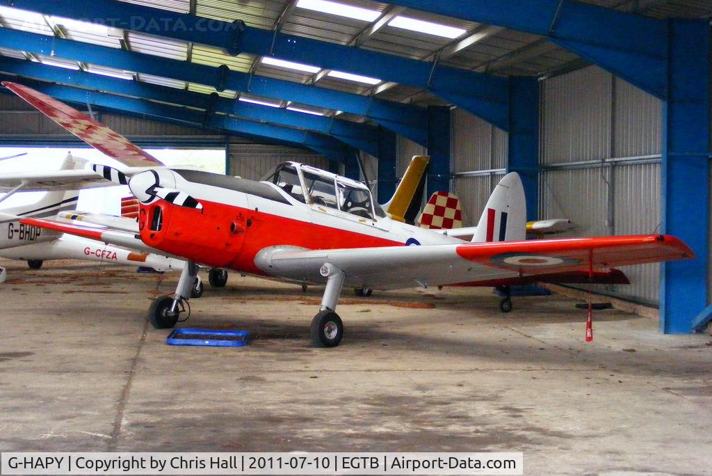 G-HAPY, 1952 De Havilland DHC-1 Chipmunk T.10 C/N C1/0697, in its former RAF guise and wearing serial WP803