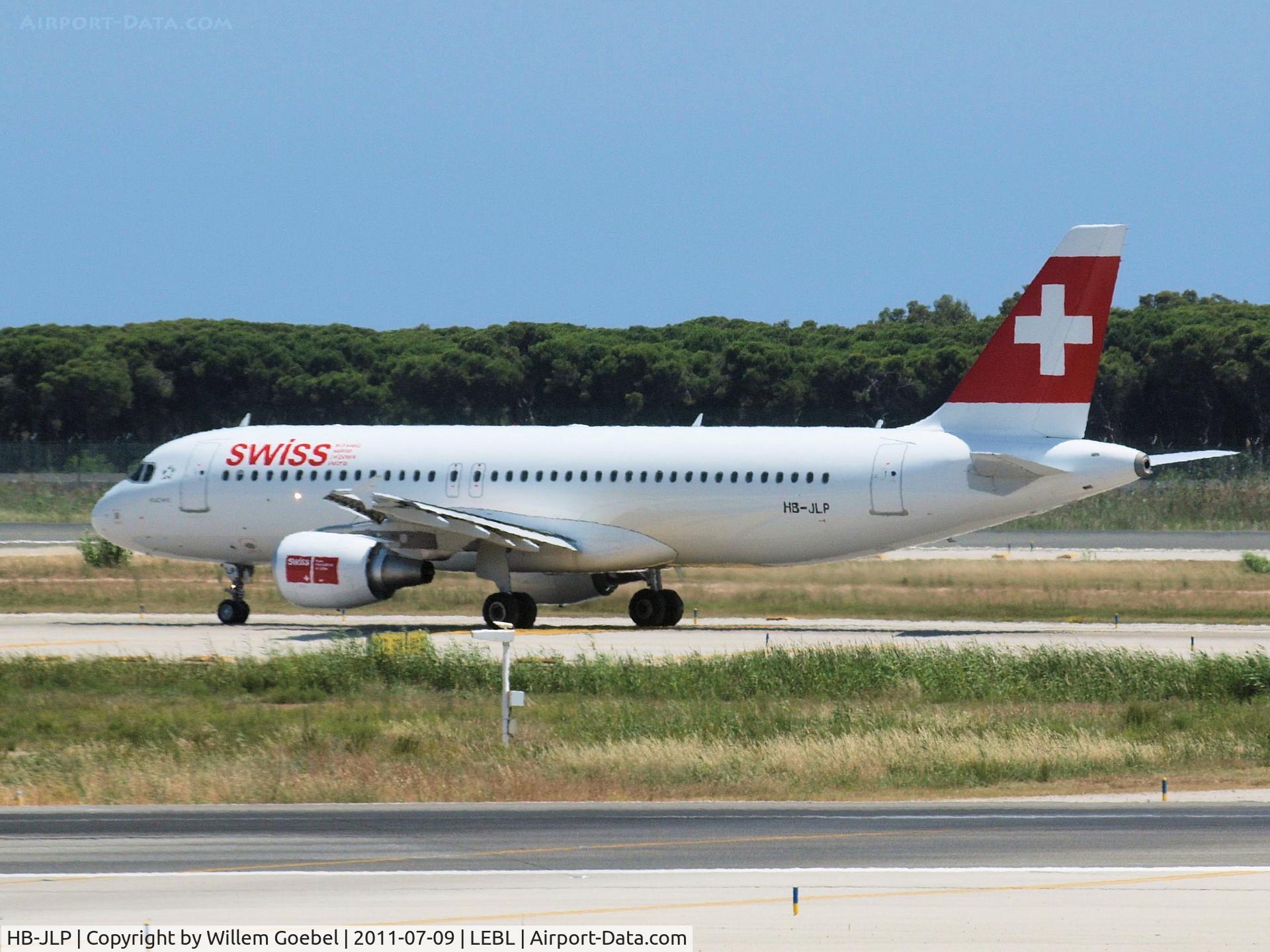 HB-JLP, 2011 Airbus A320-214 C/N 4618, Depart from Barcalona Airport
