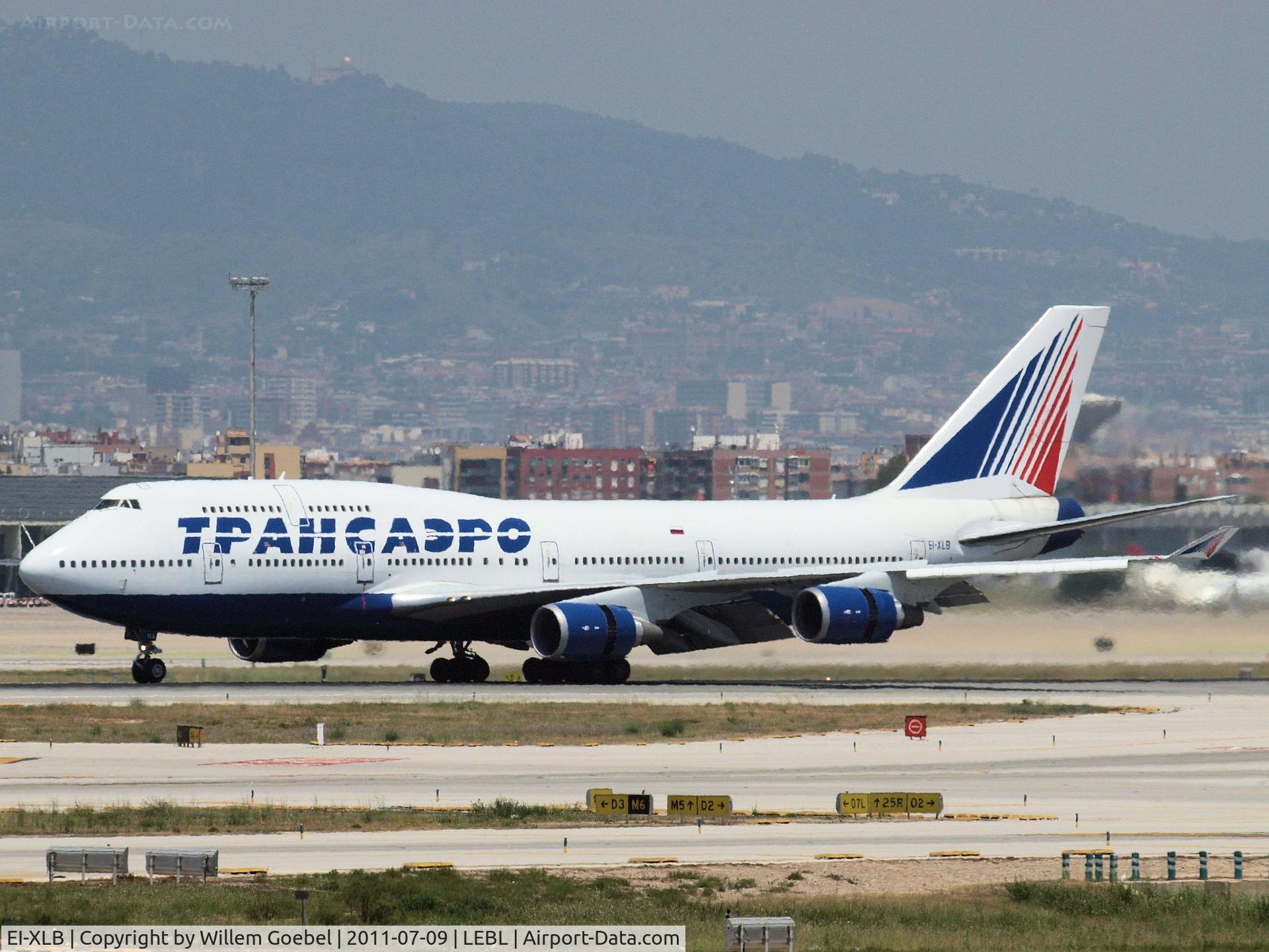EI-XLB, 1998 Boeing 747-446 C/N 26359, Arrival on Barcelona Airport