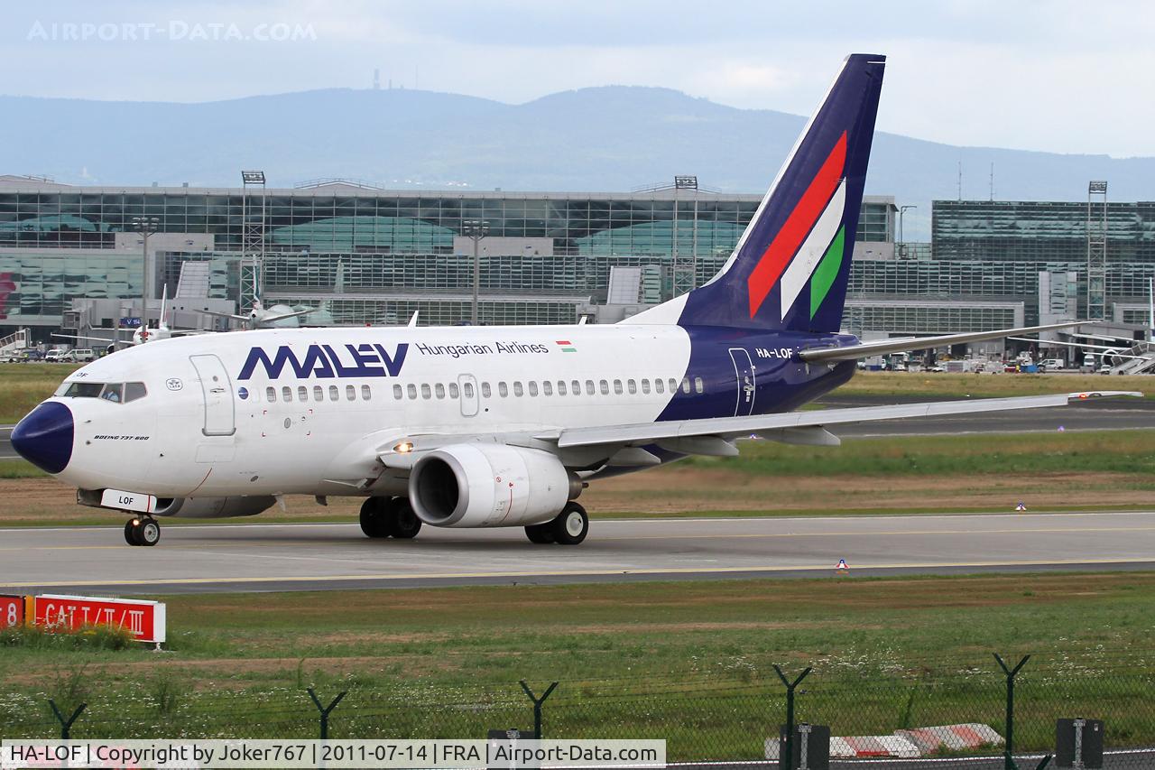 HA-LOF, 2003 Boeing 737-6Q8 C/N 29348, Malev