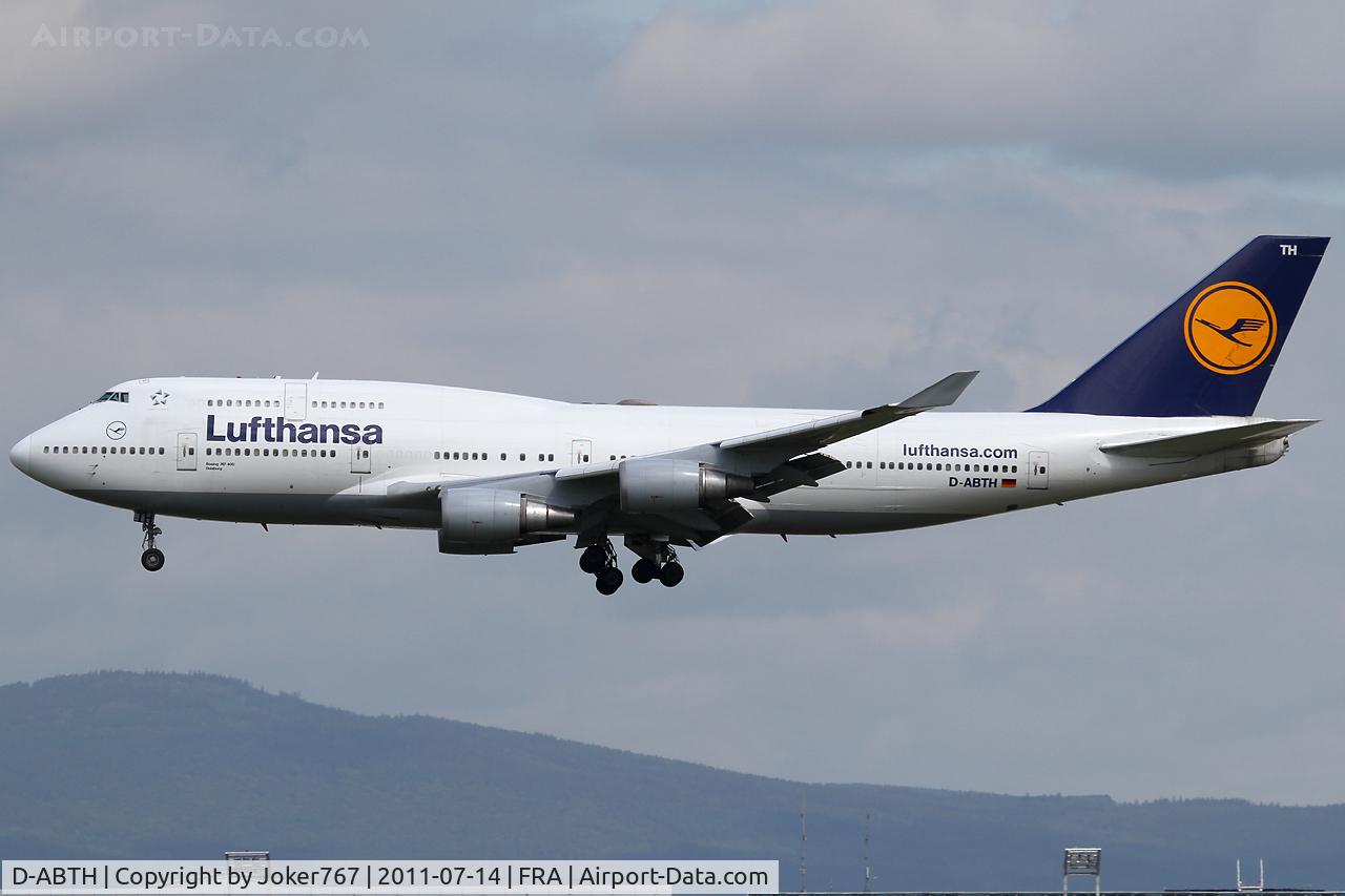 D-ABTH, 1991 Boeing 747-430M C/N 25047, Lufthansa
