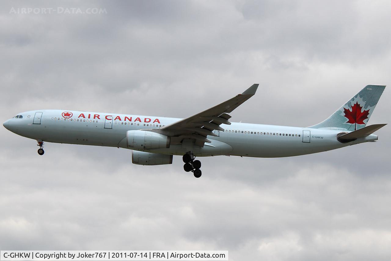 C-GHKW, 2001 Airbus A330-343 C/N 0408, Air Canada