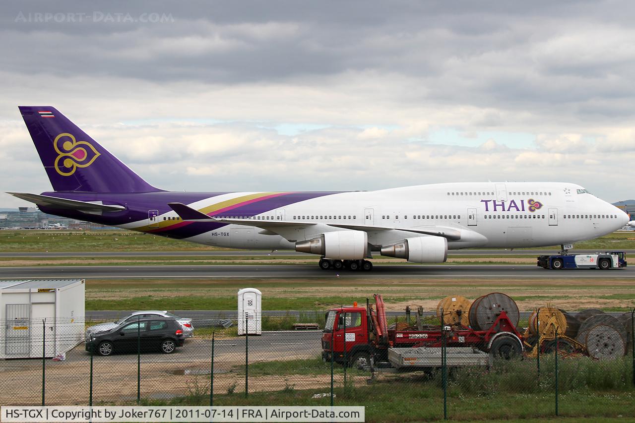 HS-TGX, 1997 Boeing 747-4D7 C/N 27725, Thai Airways
