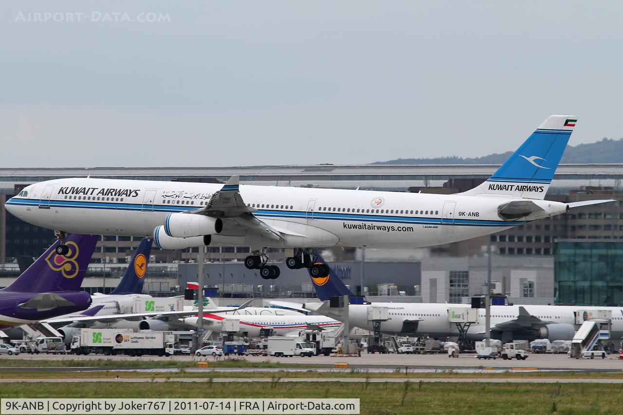 9K-ANB, 1995 Airbus A340-313 C/N 090, Kuwait Airways