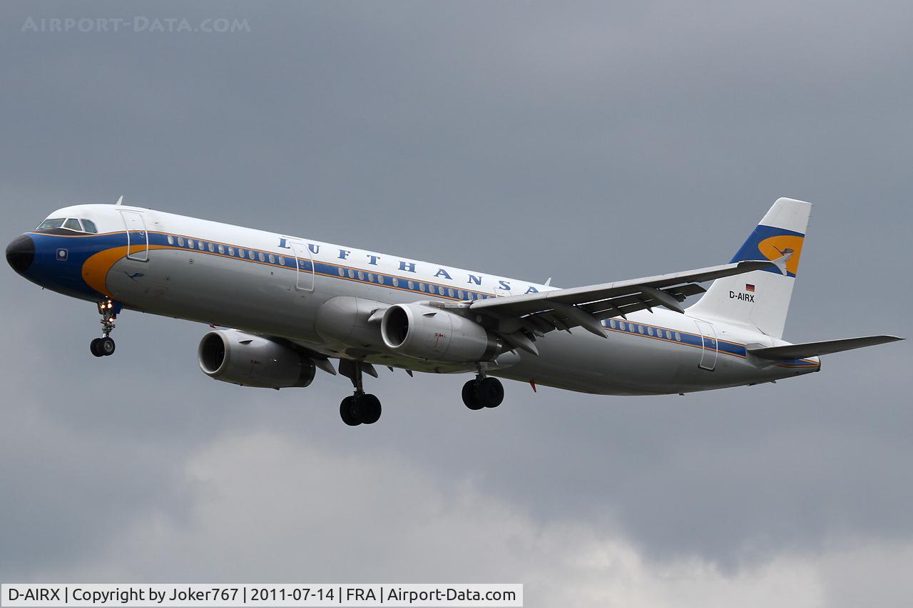 D-AIRX, 1998 Airbus A321-131 C/N 0887, Lufthansa