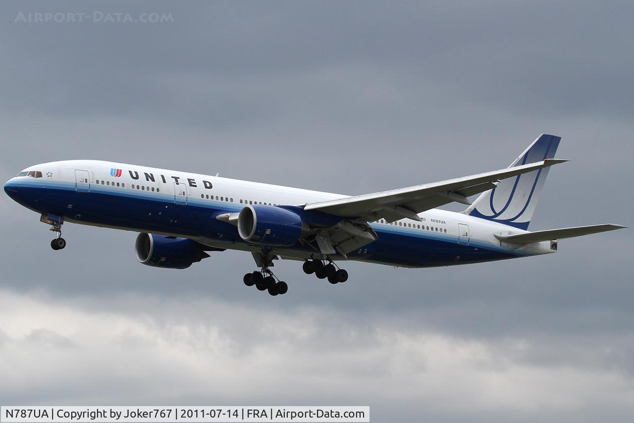N787UA, 1997 Boeing 777-222 C/N 26939, United