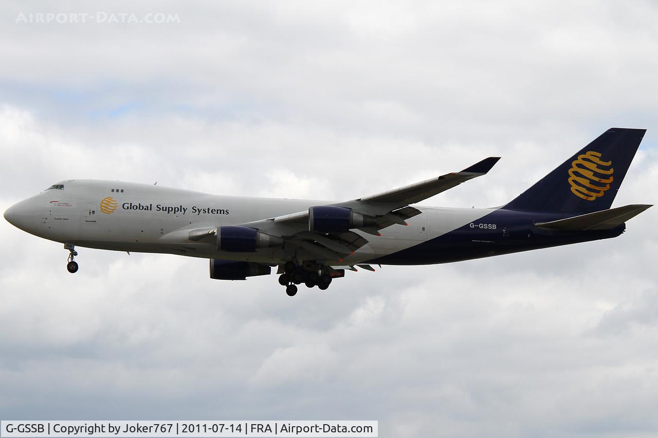 G-GSSB, 1998 Boeing 747-47UF C/N 29252, Global Supply Systems
