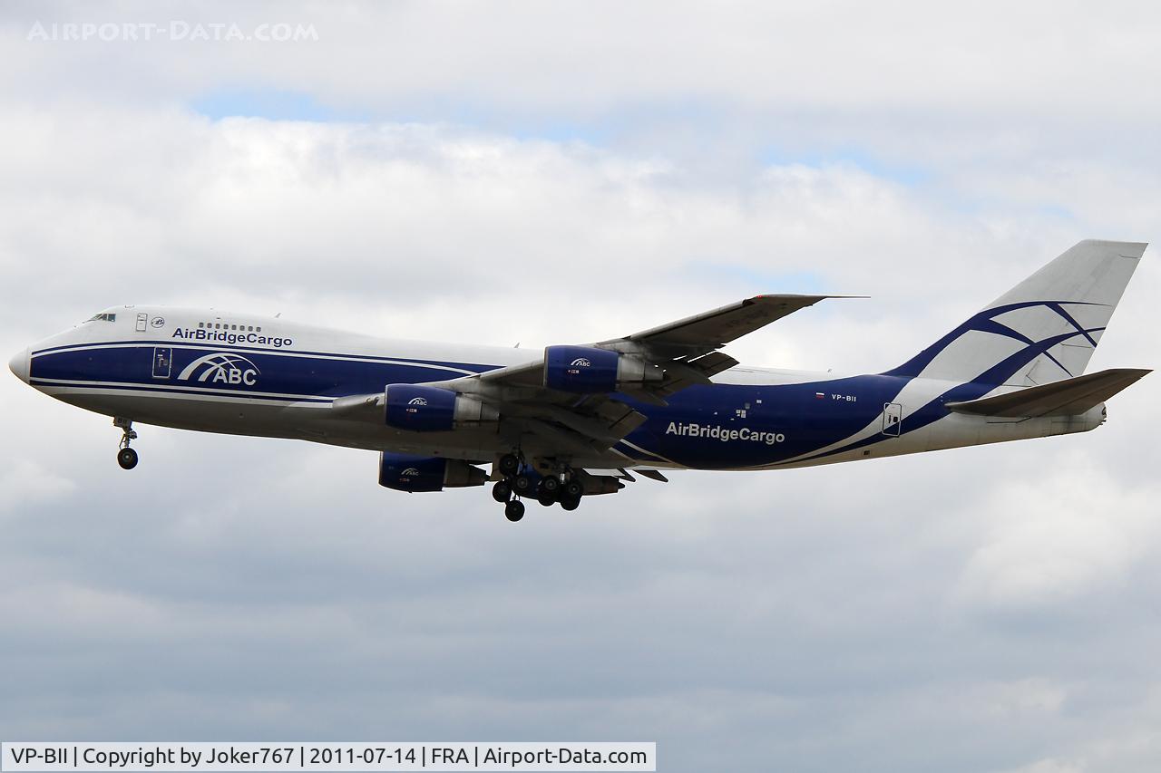 VP-BII, 1990 Boeing 747-281F C/N 24576, Air Bridge Cargo