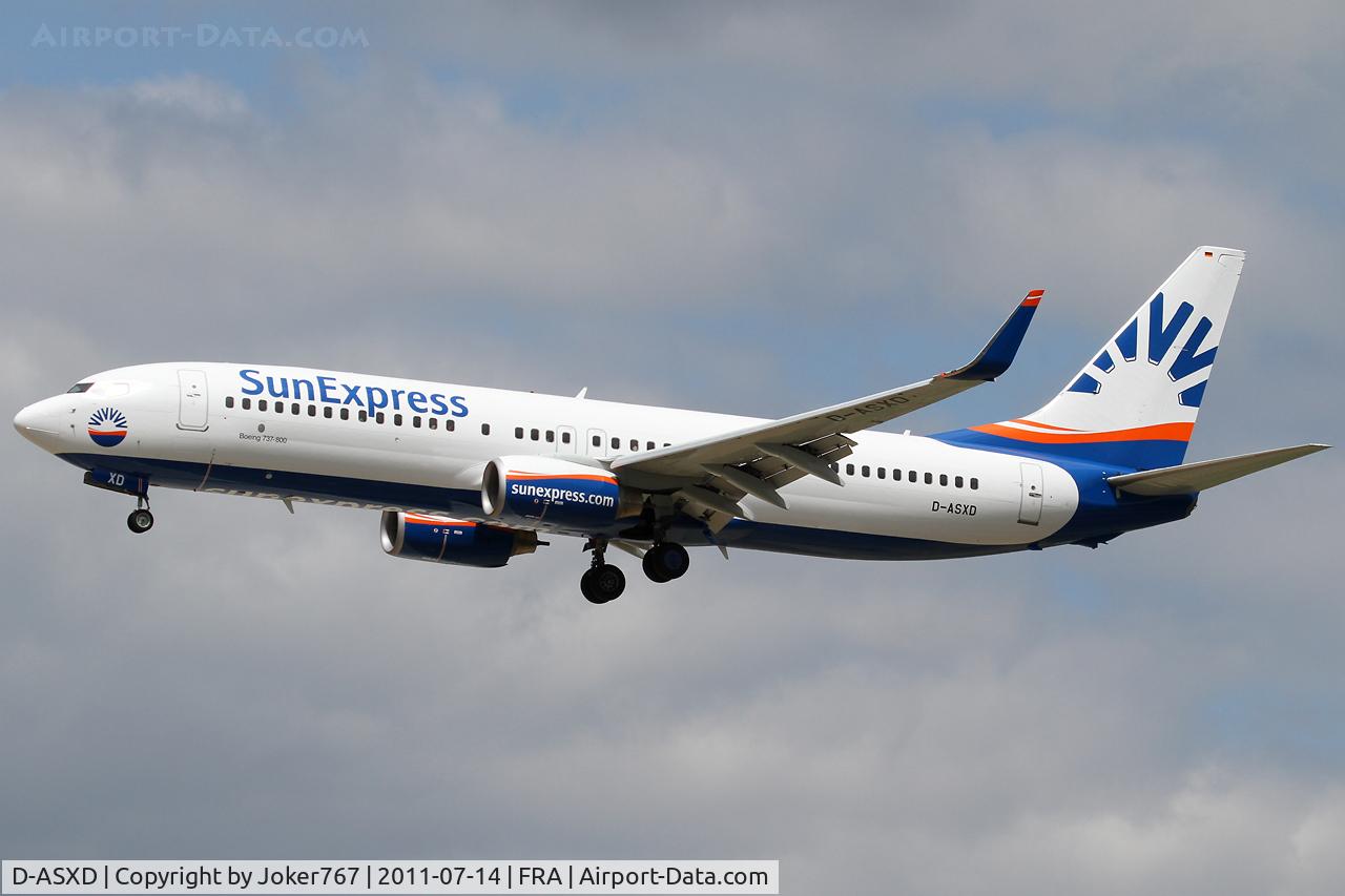 D-ASXD, 2004 Boeing 737-8AS C/N 33562, SunExpress Germany
