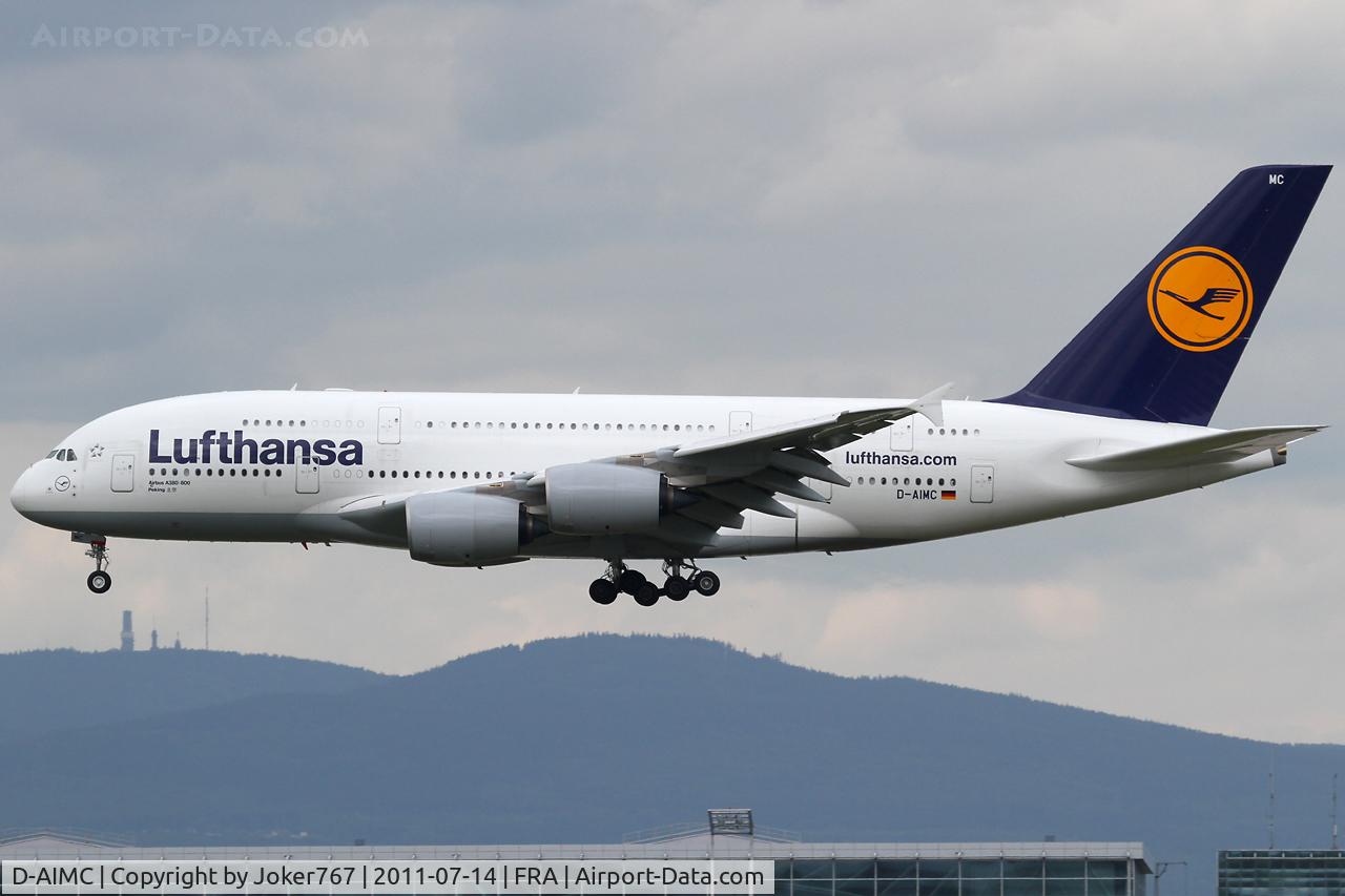 D-AIMC, 2010 Airbus A380-841 C/N 044, Lufthansa