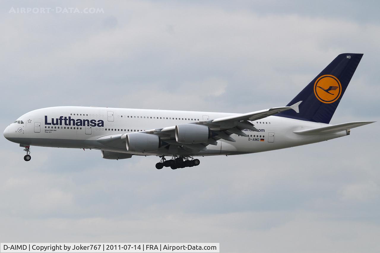 D-AIMD, 2010 Airbus A380-841 C/N 048, Lufthansa