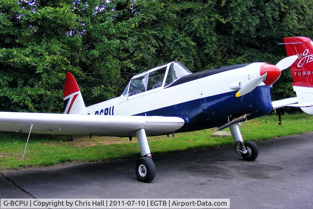 G-BCPU, 1953 De Havilland DHC-1 Chipmunk T.10 C/N C1/0839, Airways Flying Club in retro British Airways colours