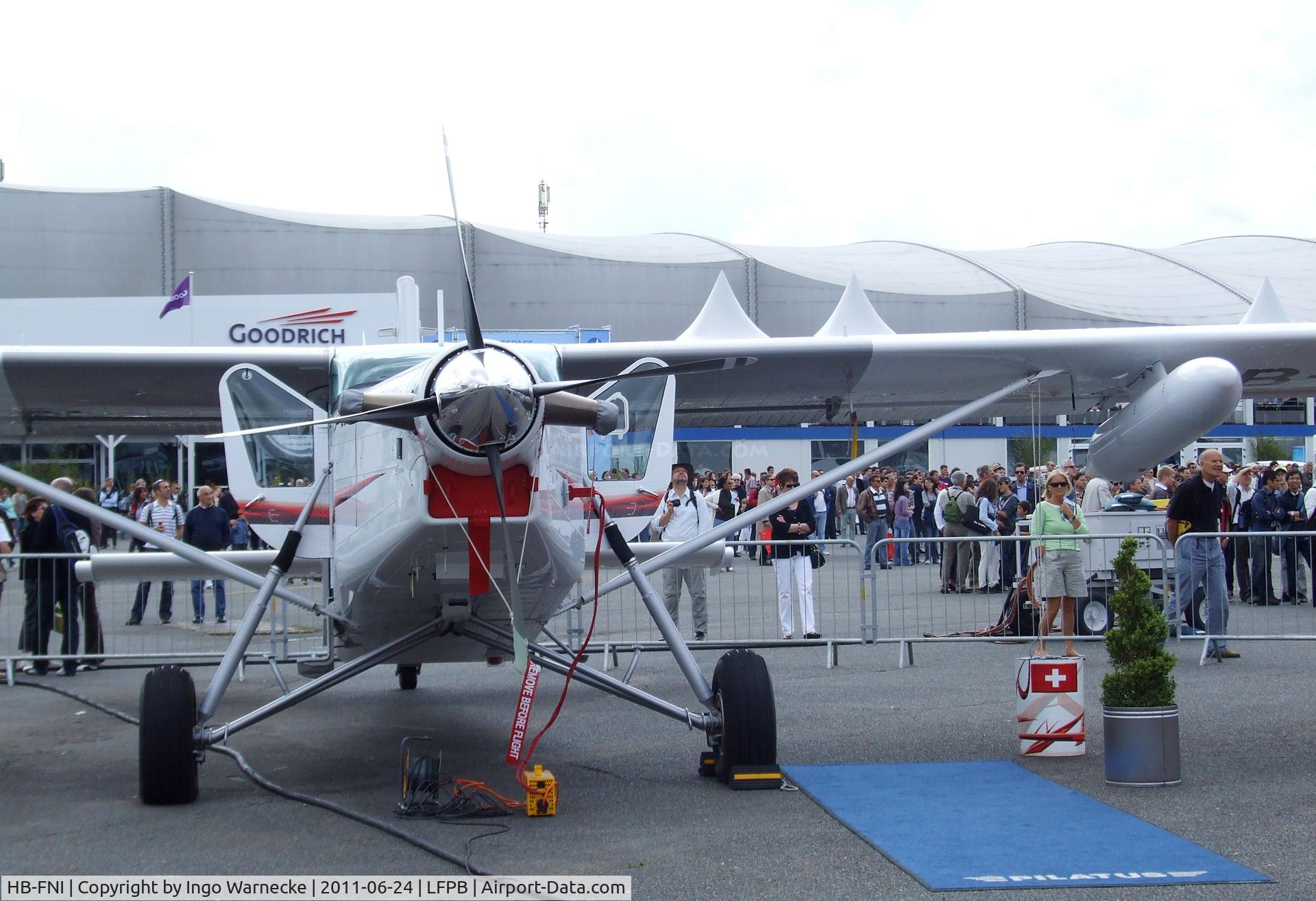 HB-FNI, 2008 Pilatus PC-6/B2-H4 Turbo Porter C/N 964, Pilatus PC-6 B2-H4 Turbo-Porter at the Aerosalon 2011, Paris