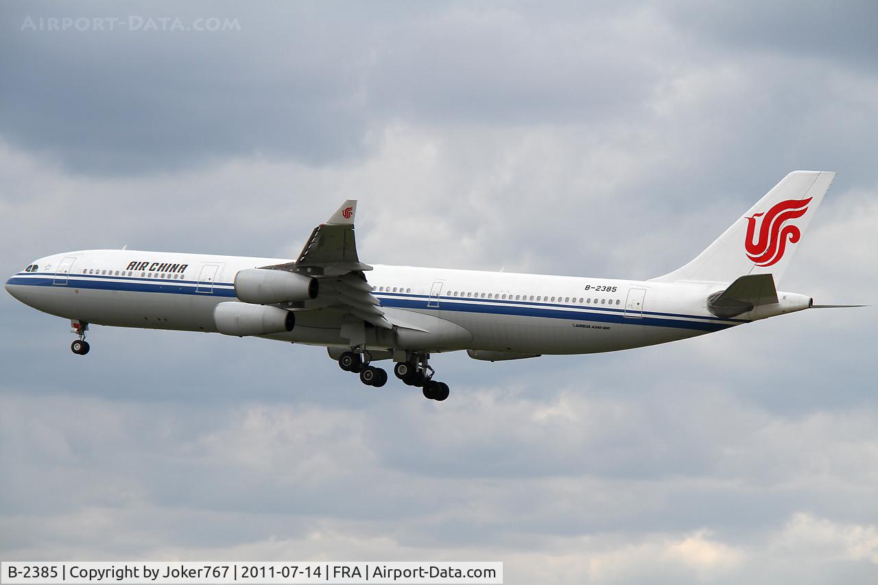B-2385, Airbus A340-313 C/N 192, Air China