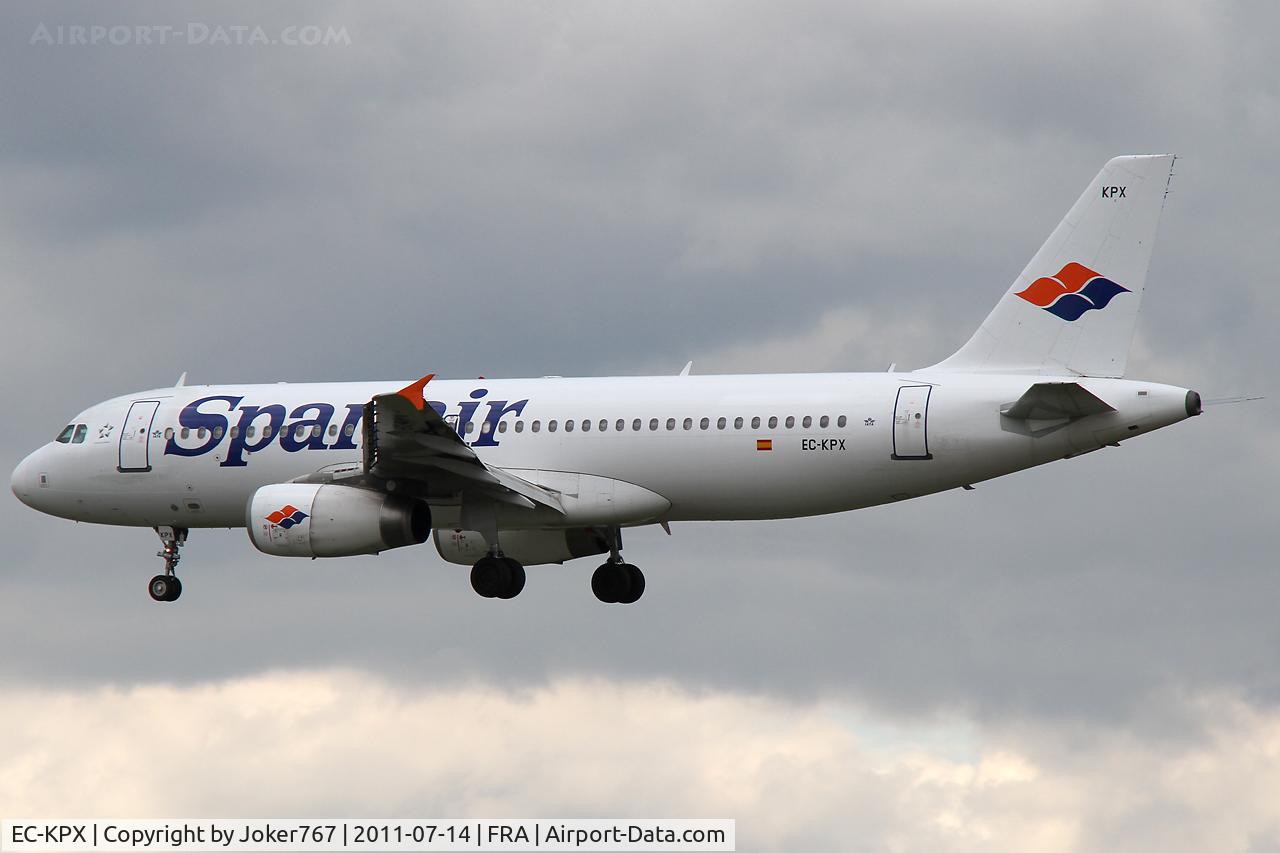 EC-KPX, 2001 Airbus A320-232 C/N 1407, Spanair