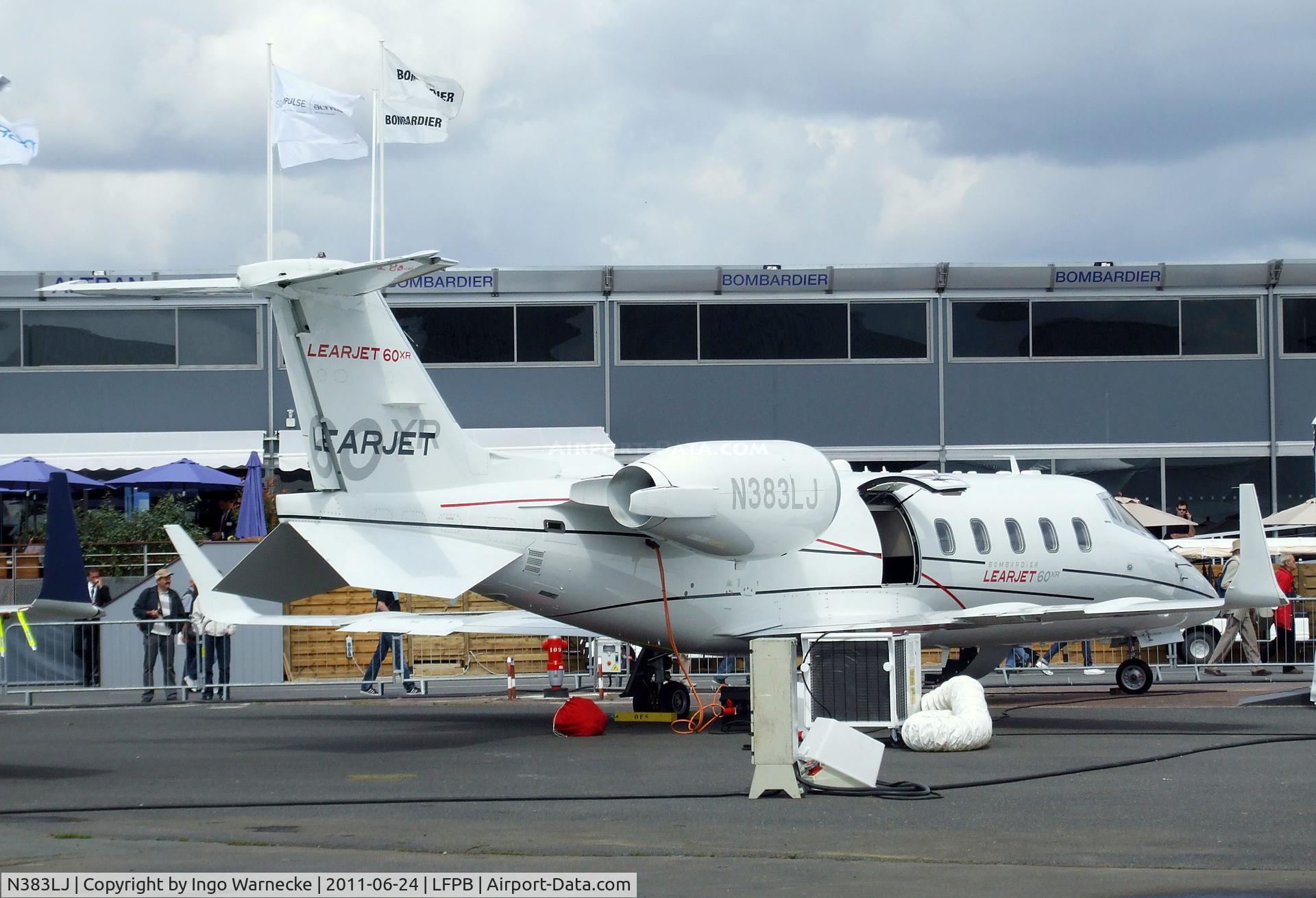 N383LJ, Learjet 60 C/N 60-383, Learjet 60 XR at the Aerosalon 2011, Paris