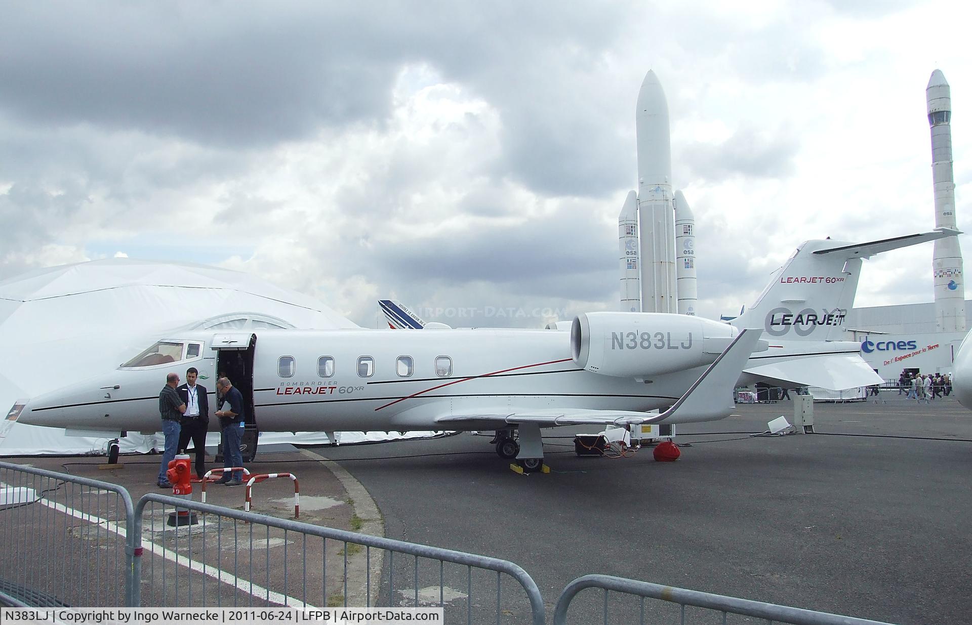 N383LJ, Learjet 60 C/N 60-383, Learjet 60 XR at the Aerosalon 2011, Paris