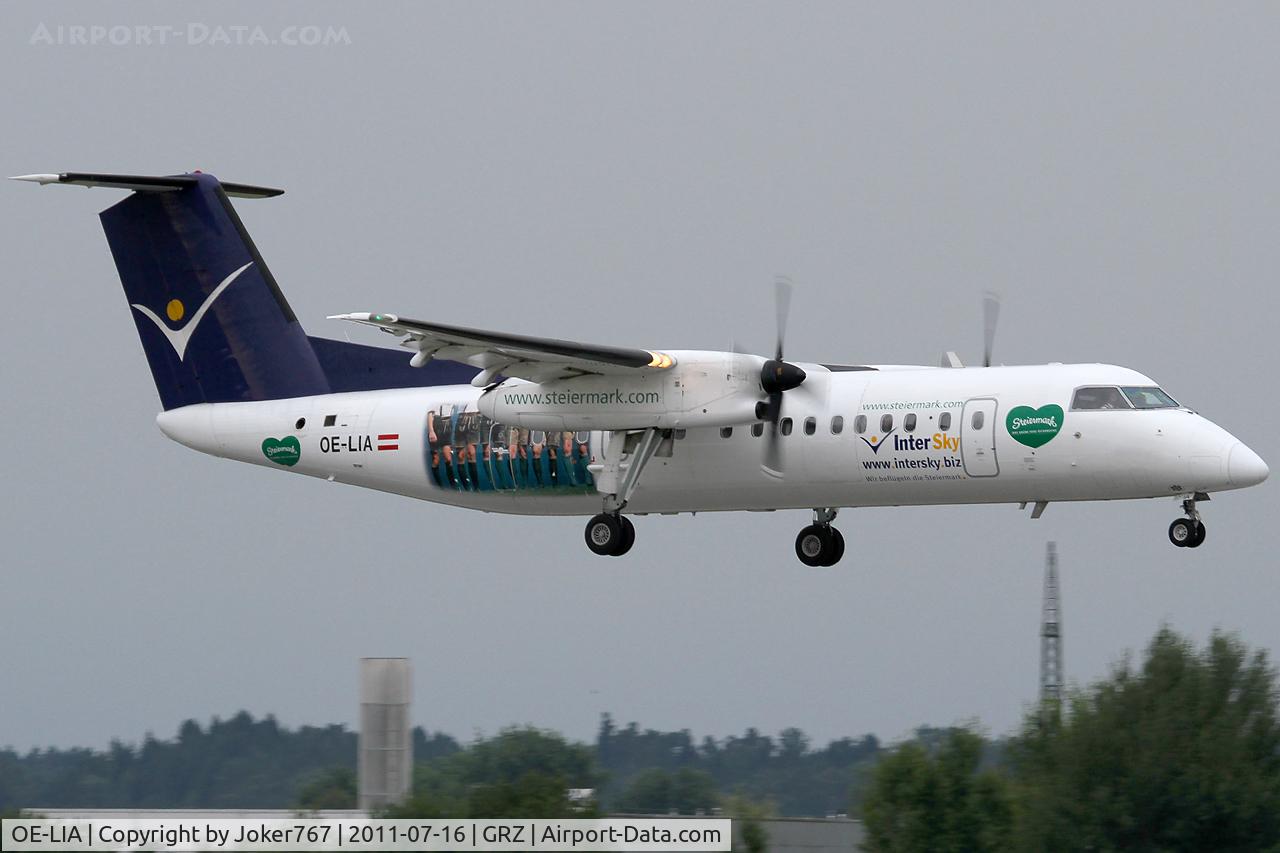 OE-LIA, 1997 De Havilland Canada DHC-8-314 Dash 8 C/N 505, Intersky