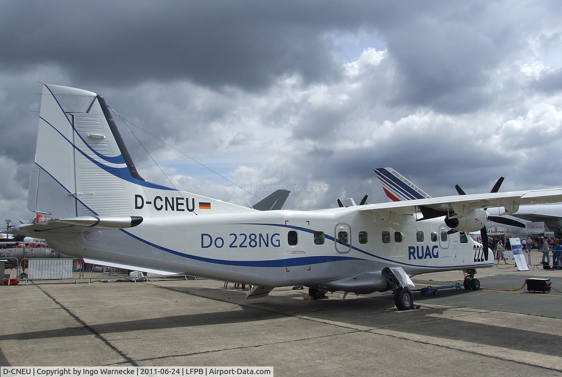 D-CNEU, 1992 Dornier 228-212 C/N 8206, Dornier Do 228-212 NG at the Aerosalon 2011, Paris