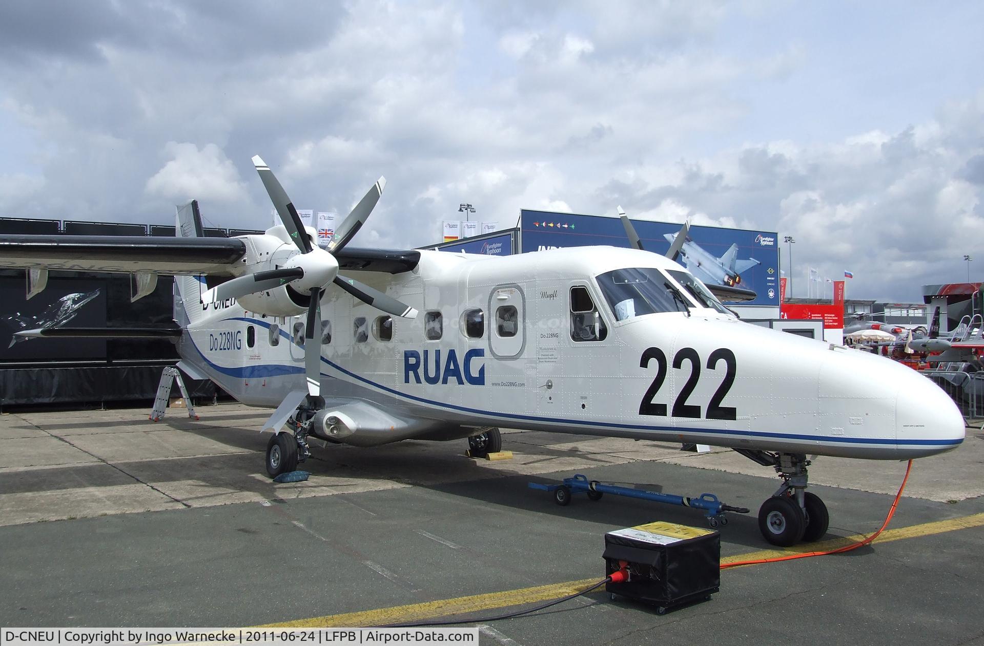 D-CNEU, 1992 Dornier 228-212 C/N 8206, Dornier Do 228-212 NG at the Aerosalon 2011, Paris