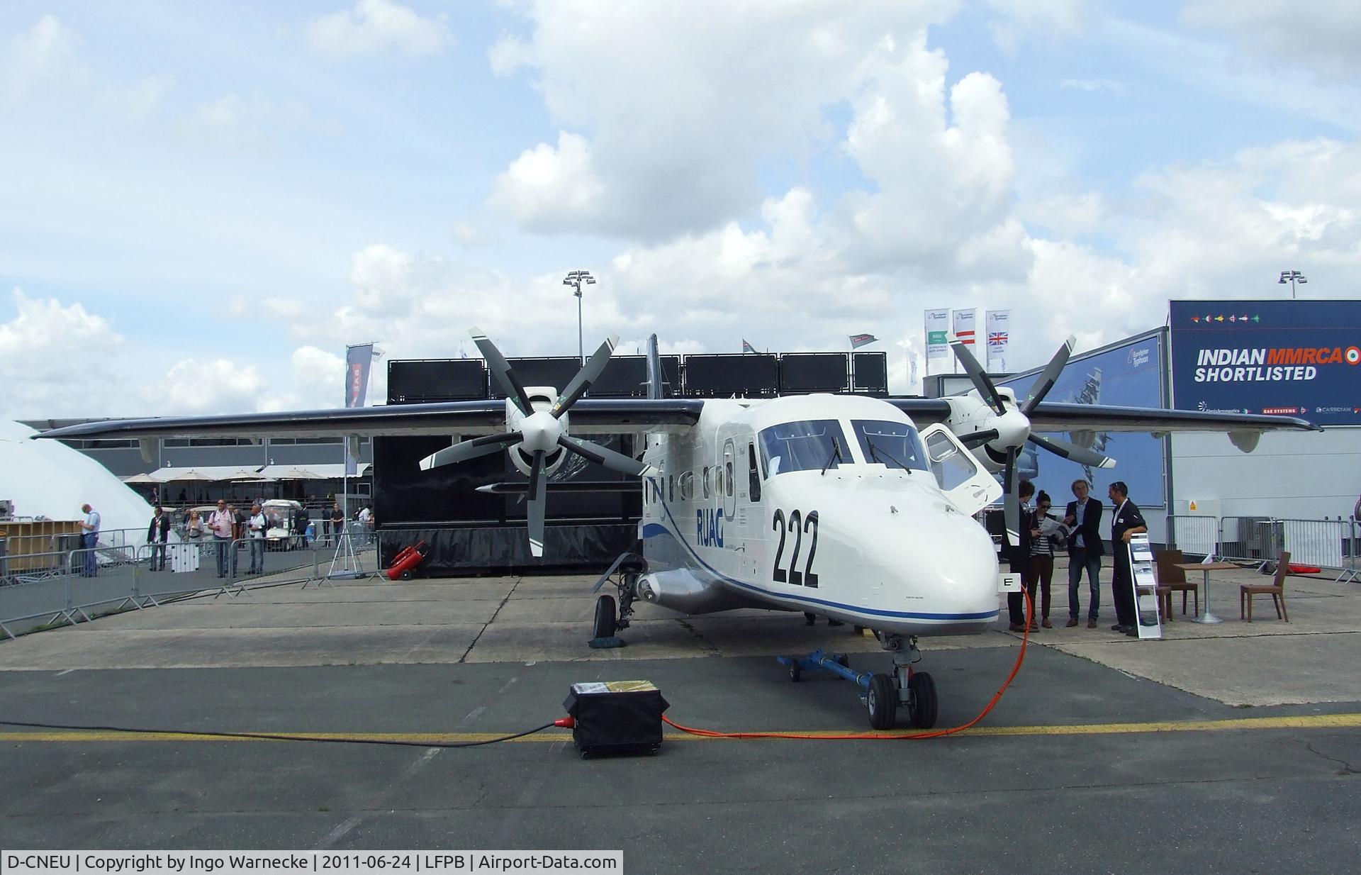 D-CNEU, 1992 Dornier 228-212 C/N 8206, Dornier Do 228-212 NG at the Aerosalon 2011, Paris